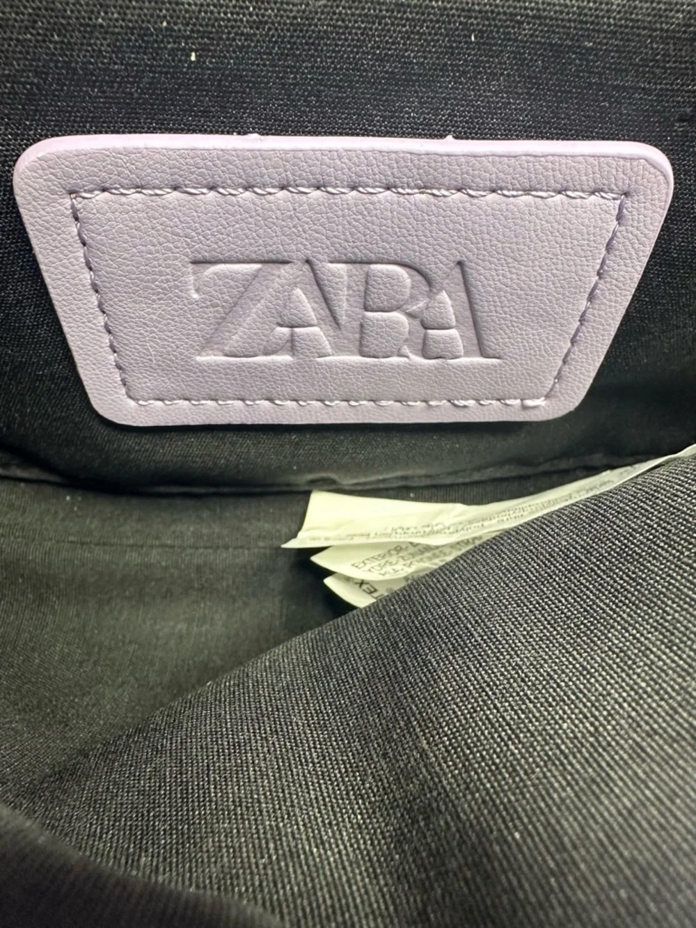 Zara Quilted Chain Shoulder Bag – Lavender – Gold Chain - Picture 4 of 4